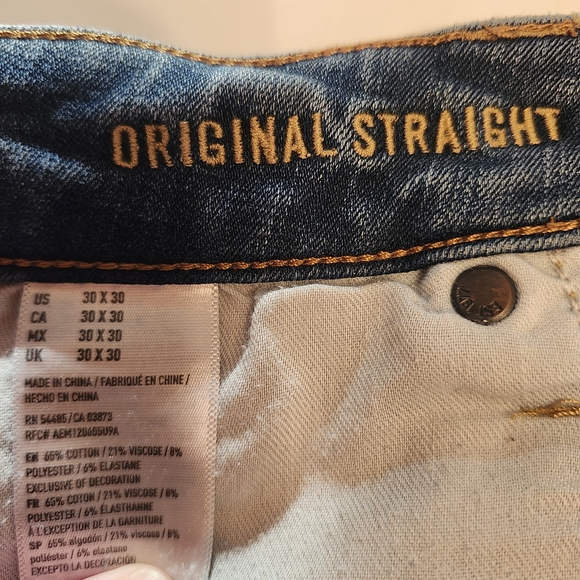 American Eagle Original Straight Jeans | Flex 4 360° | Size 30x30 - Picture 3 of 11